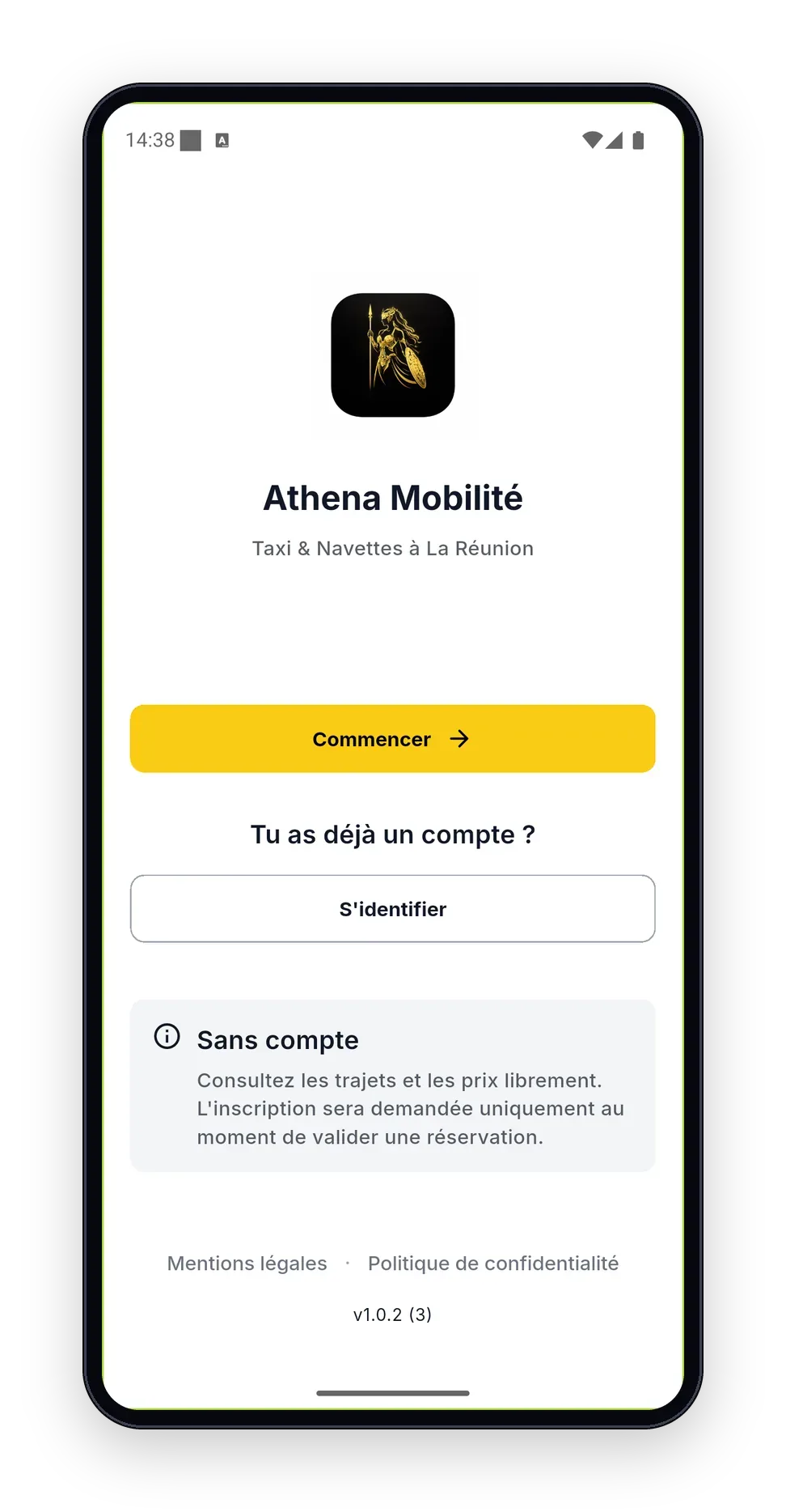 Athena Mobilité — capture 1