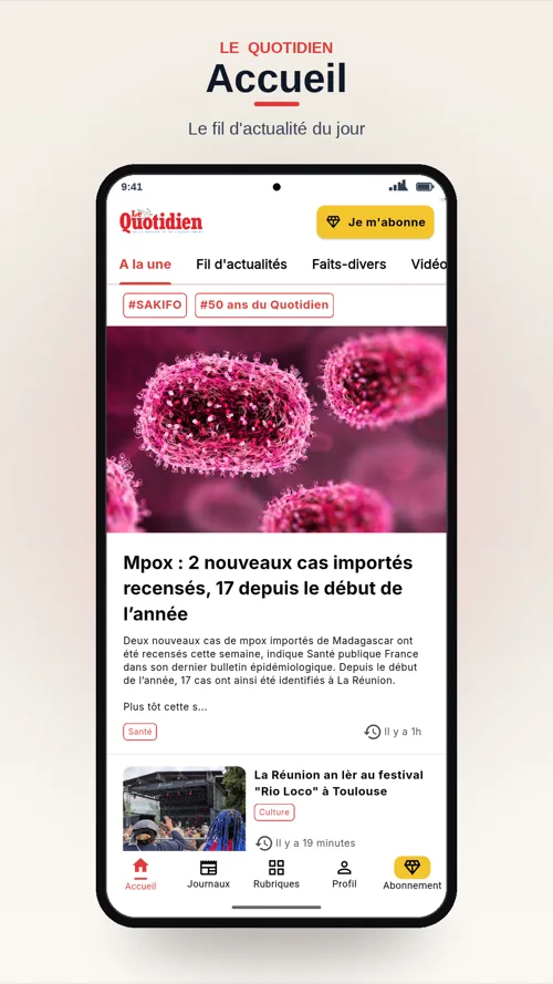 Le Quotidien — capture 1