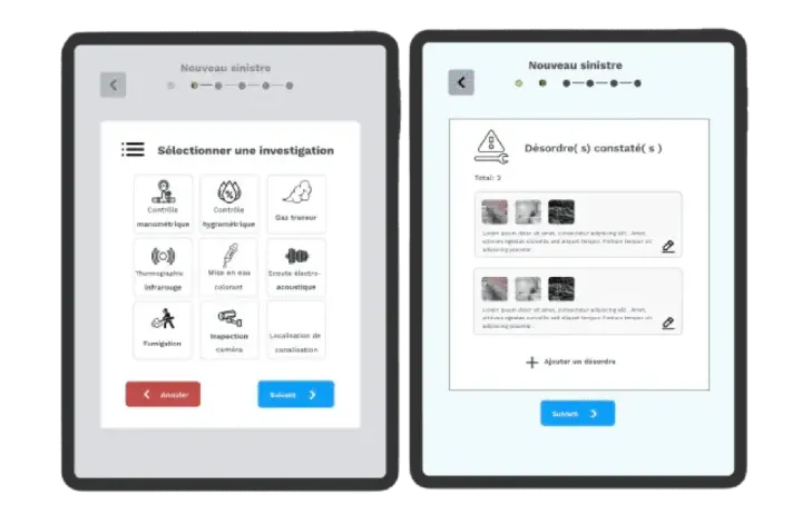 Application SimplyFuite — Application de gestion des interventions de plomberie.